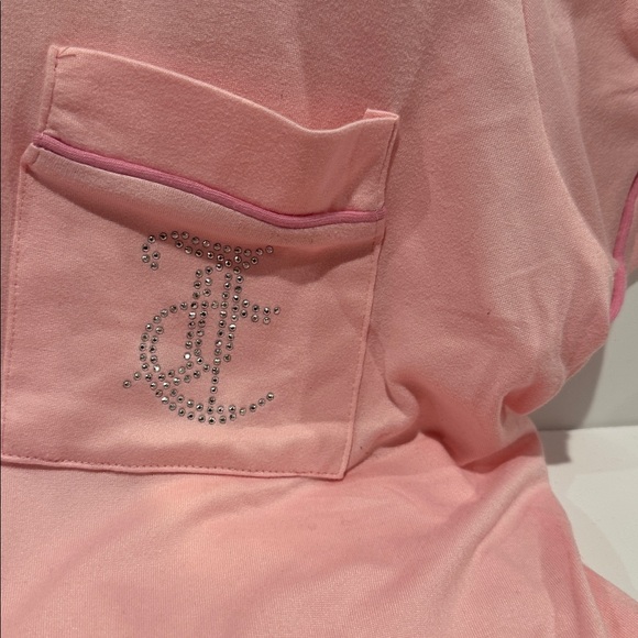 NWT Juicy Couture Short Set Sleepwear with Juicy Bling on front and back. - Picture 5 of 10